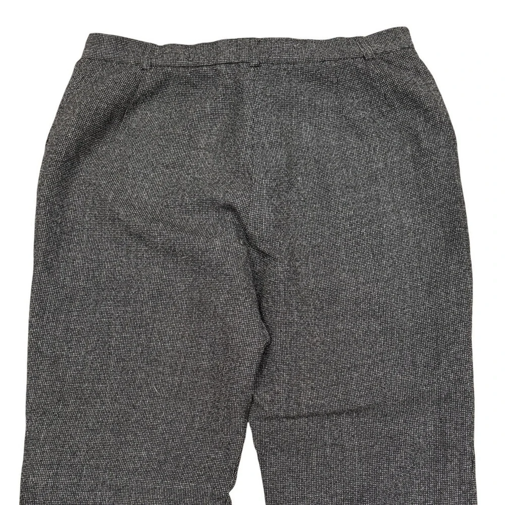 Pendleton Womens Black Lined 100% Virgin Wool Work Career Tweed‎ Dress Pants 14
